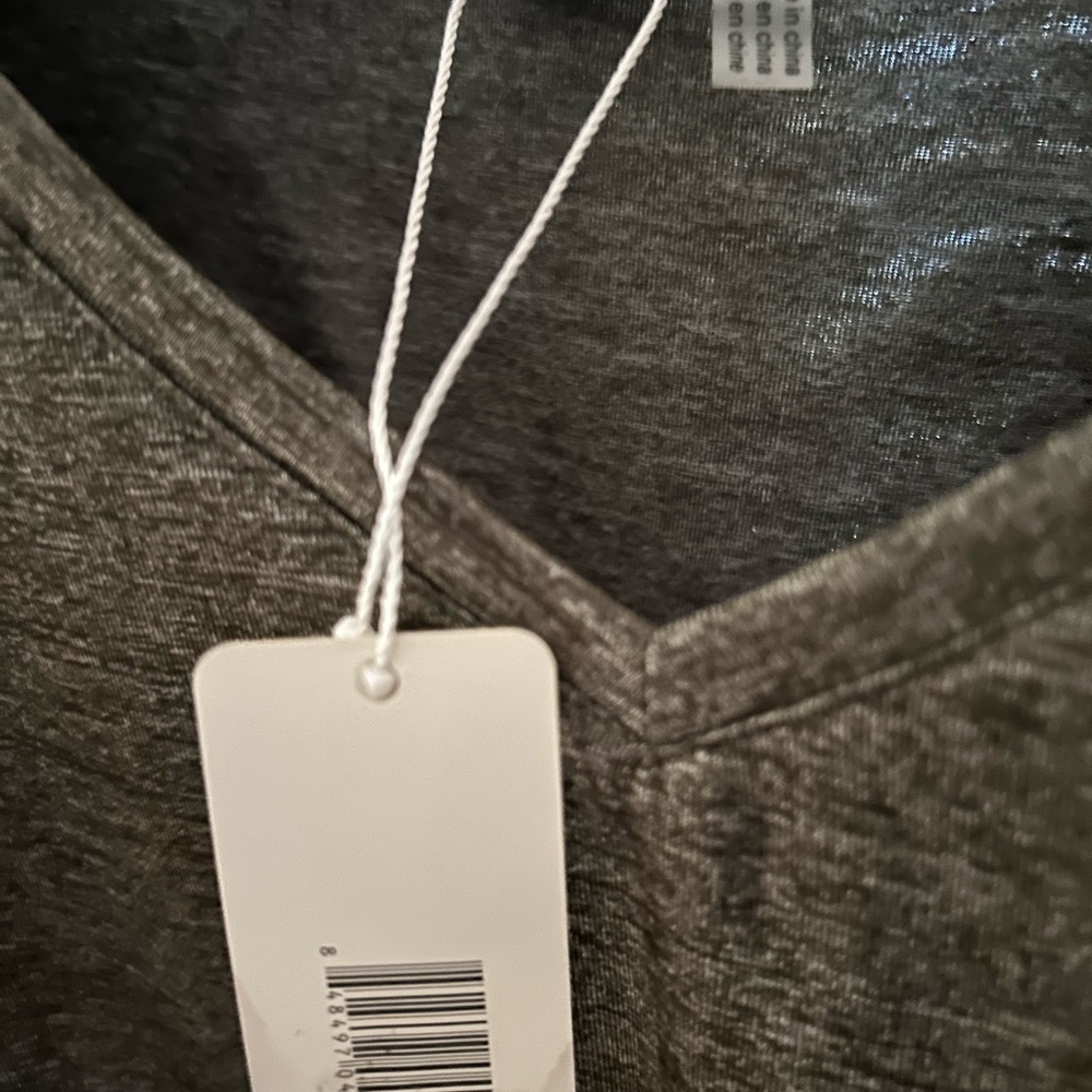 Heather Gray V-Neck Tee